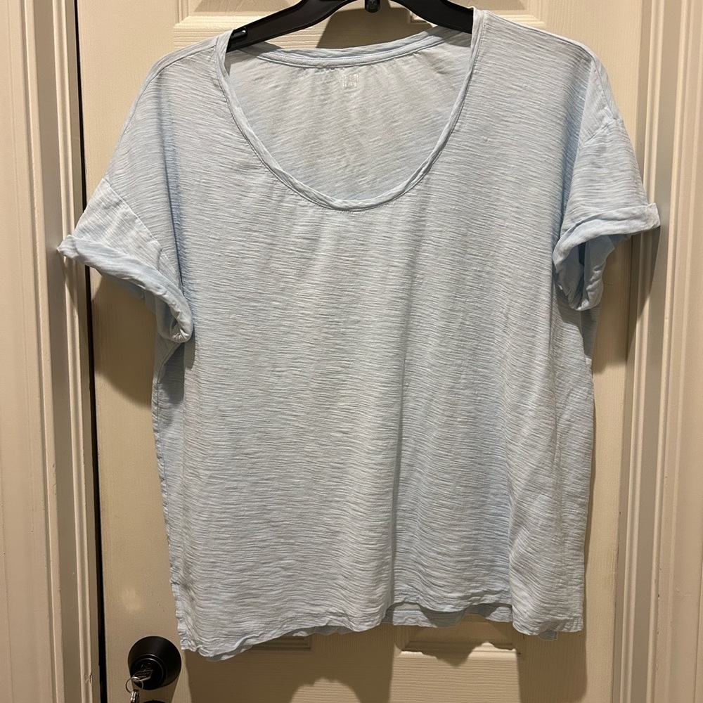 Gap Sky Blue Short Sleeve Women's Tee